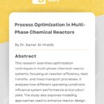 Process Optimization in Multi-Phase Chemical Reactors