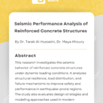 Seismic Performance Analysis of Reinforced Concrete Structures