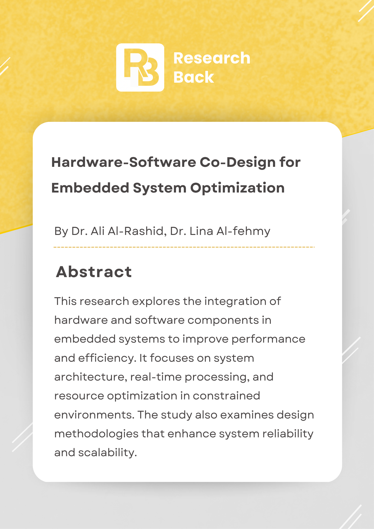Hardware–Software Co-Design for Embedded System Optimization