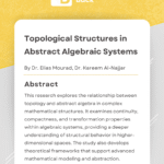 Topological Structures in Abstract Algebraic Systems